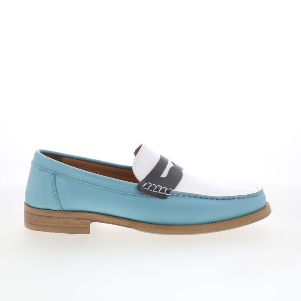 Greats Mens Essex Penny Loafer Blue Shoes (NWT)